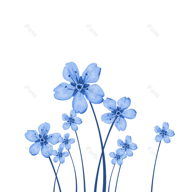 插画图片,植物素材元素,插画素材PNG,植物装饰免抠素材